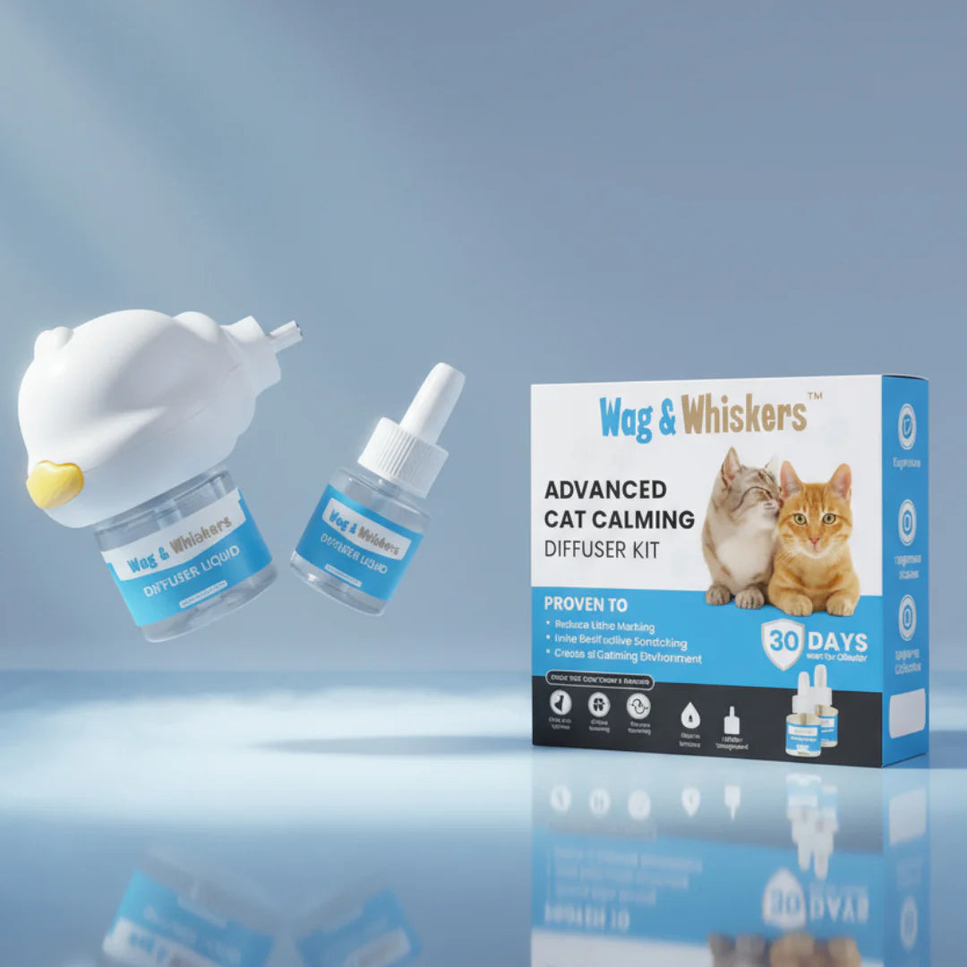 Wag&Whiskers - Cat Calming Diffuser | Dual-Pheromone Formula